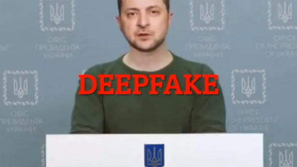 Discursul președintelui Volodymyr Zelenskyy, falsificat prin tehnologia deepfake pentru a cere predarea soldaților ucraineni